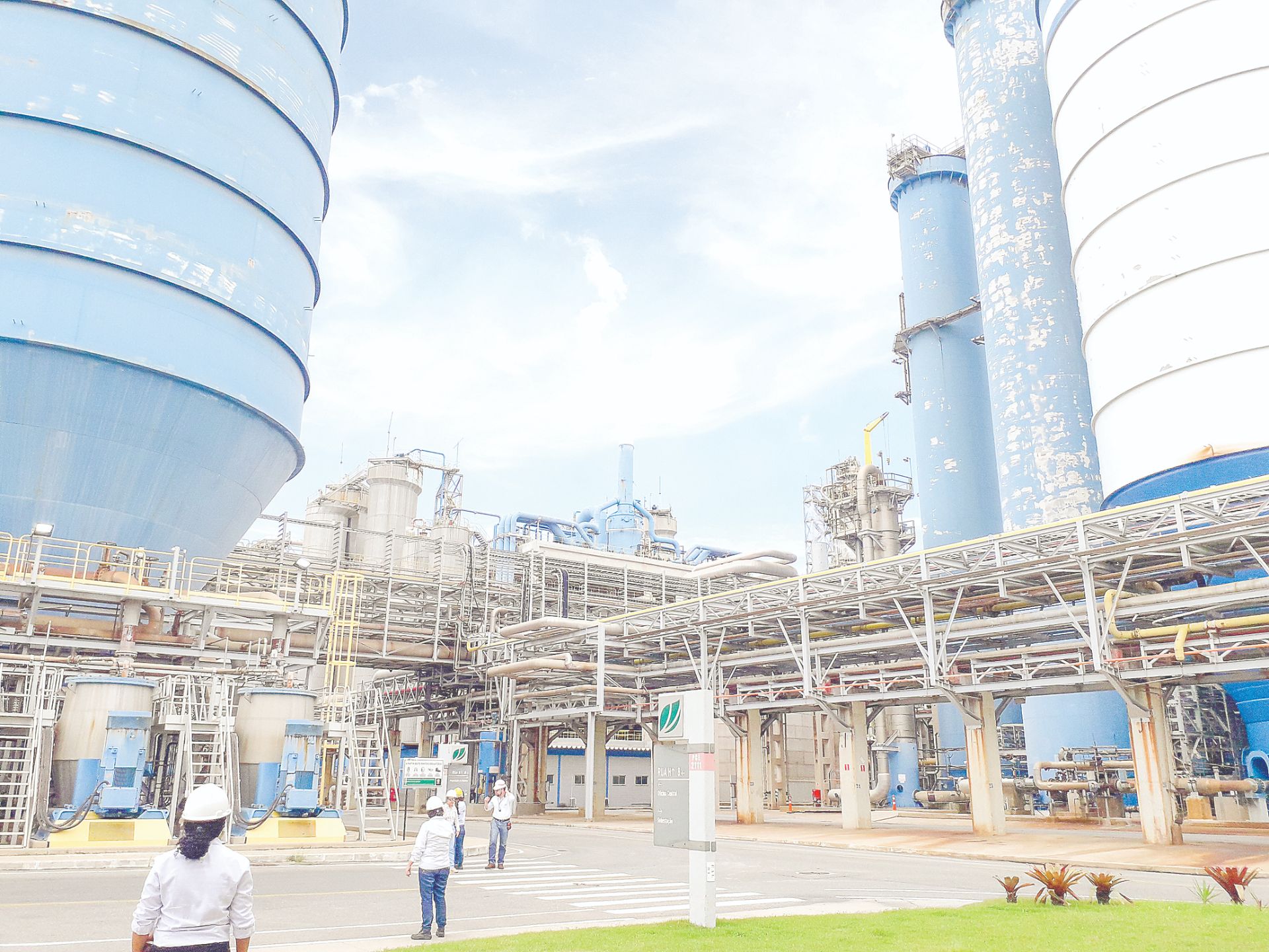 Unidade da Suzano, em Aracruz, onde a indústria tem oportunidades abertas para seu programa de trainee (Foto: Verônica Aguiar/AT)