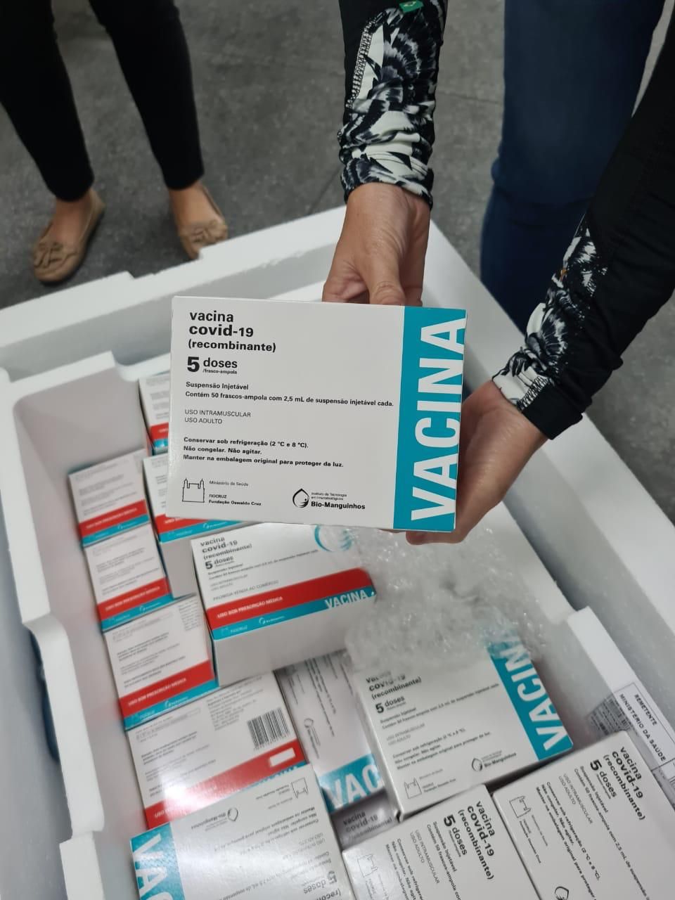 Vacina contra a Covid-19 (Foto: Divulgação/ Sesa)