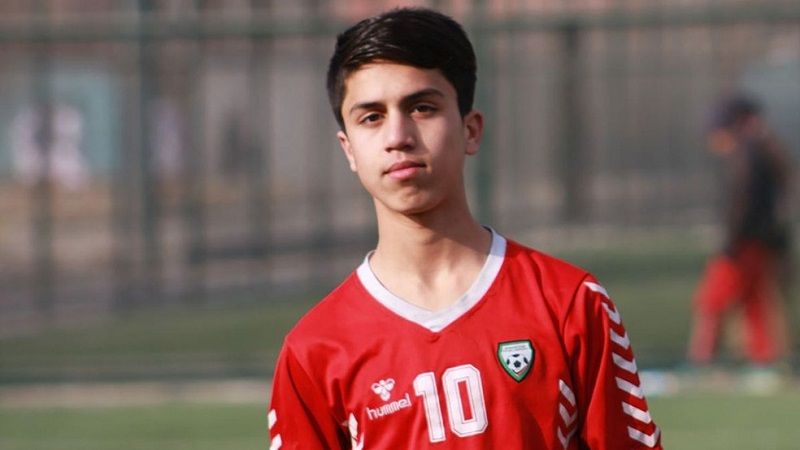 Zaki Anwari, ex-jogador do Afeganistão que morreu durante fuga do país (Foto: Reprodução/Internet)