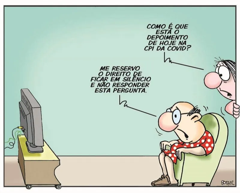 Imagem ilustrativa da imagem Charge do Dia: Direito ao silêncio