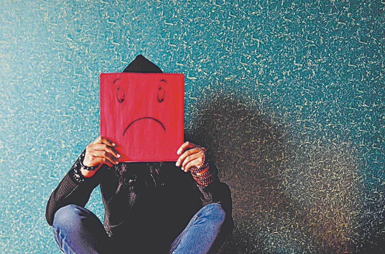 Paciente vítima de depressão