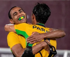 Imagem ilustrativa da imagem Brasil é penta no futebol de 5 das Paralimpíadas com vitória sobre Argentina