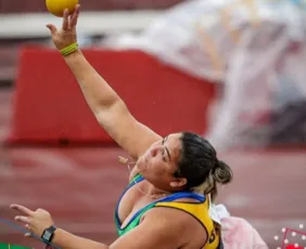 Imagem ilustrativa da imagem Marivana Oliveira é prata no arremesso de peso da classe F35 nas Paralimpíadas