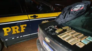 Imagem ilustrativa da imagem Polícia apreende munições, revólver e dinheiro na BR 101
