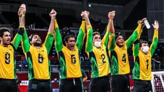 Imagem ilustrativa da imagem Seleção masculina vence China e conquista ouro inédito no goalball