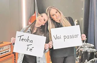 Imagem ilustrativa da imagem Música que traz esperança com Camila Campos e Lu Alone