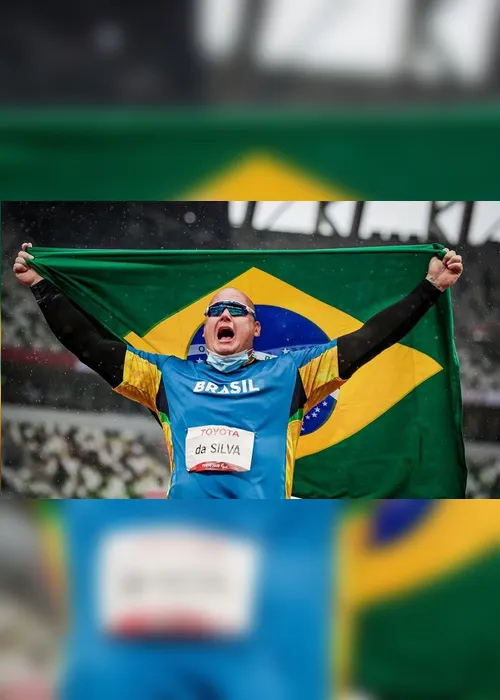 Imagem ilustrativa da imagem Com quebra de recorde, Alessandro da Silva é ouro no lançamento de disco