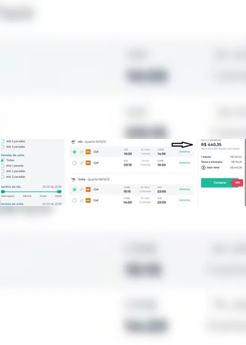
          Imagem ilustrativa da imagem Passagens aéreas de Vitória para Curitiba por apenas R$ 440; confira outras promoções
          