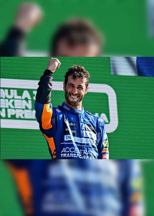 Imagem ilustrativa da imagem Ricciardo vence GP marcado por batida entre Verstappen e Hamilton em Monza