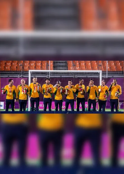 Imagem ilustrativa da imagem Brasil é penta no futebol de 5 das Paralimpíadas com vitória sobre Argentina