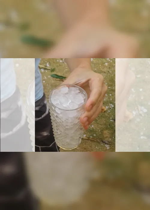 Imagem ilustrativa da imagem Incaper afirma que chuva de granizo não estava prevista no Estado