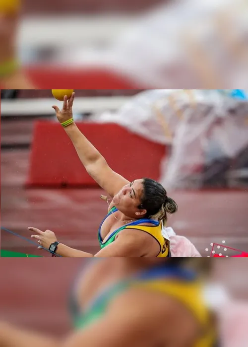 Imagem ilustrativa da imagem Marivana Oliveira é prata no arremesso de peso da classe F35 nas Paralimpíadas