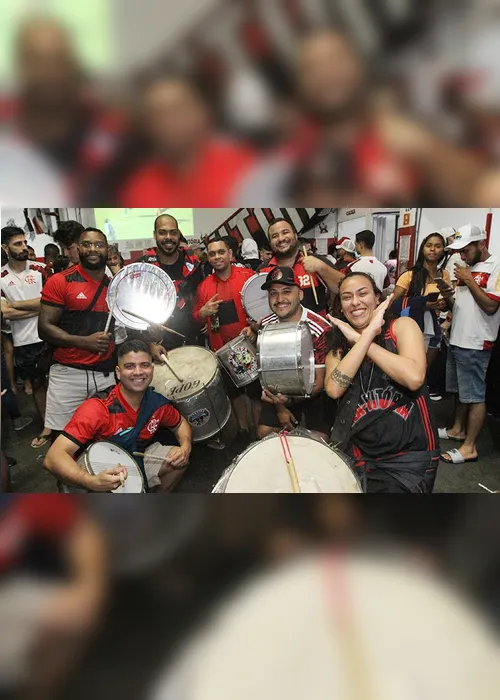 Imagem ilustrativa da imagem Veja a festa da torcida do Flamengo no Estado