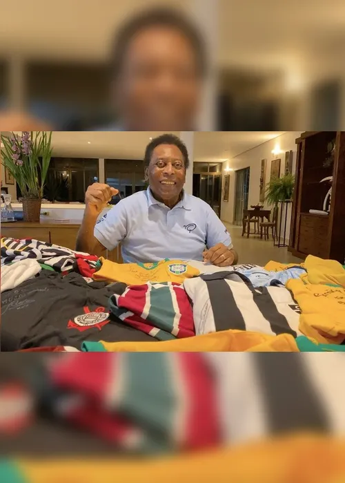 Imagem ilustrativa da imagem Após retirada de tumor, Pelé apresenta melhora e deixa UTI