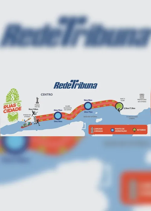 Imagem ilustrativa da imagem Inscrições abertas para a 8ª Corrida Tribuna Ruas da Cidade