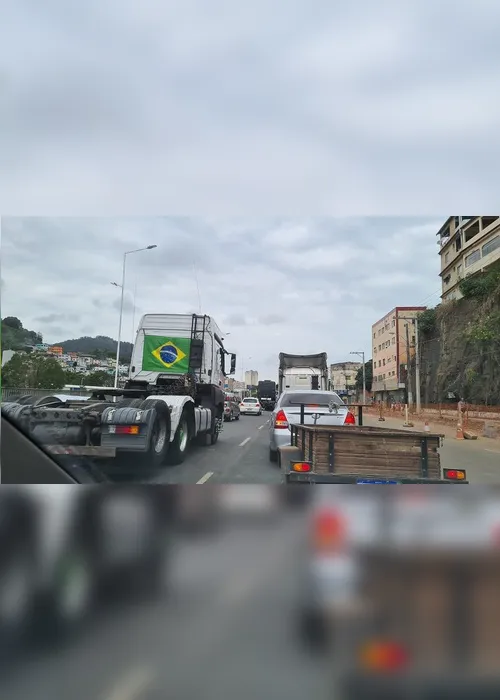 Imagem ilustrativa da imagem Protesto provoca caos no trânsito da Segunda Ponte e Centro de Vitória