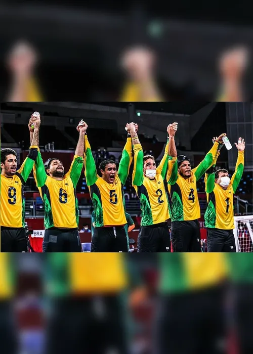 Imagem ilustrativa da imagem Seleção masculina vence China e conquista ouro inédito no goalball