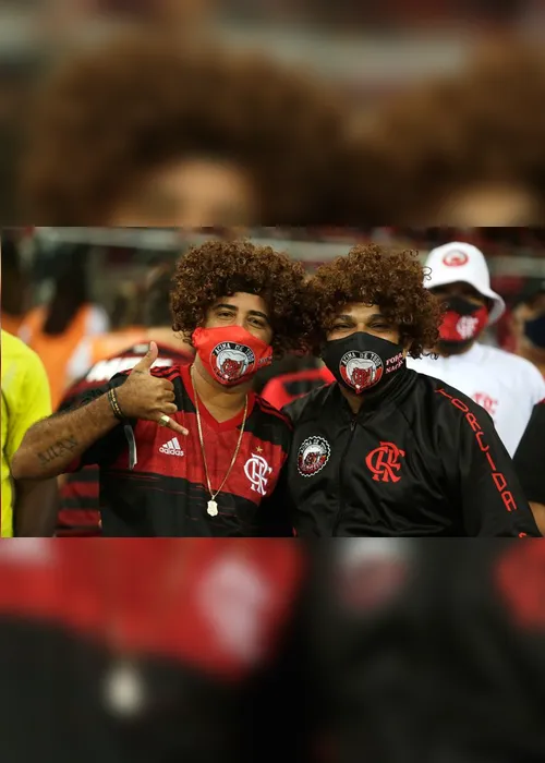 Imagem ilustrativa da imagem Veja a festa da torcida do Flamengo no Estado