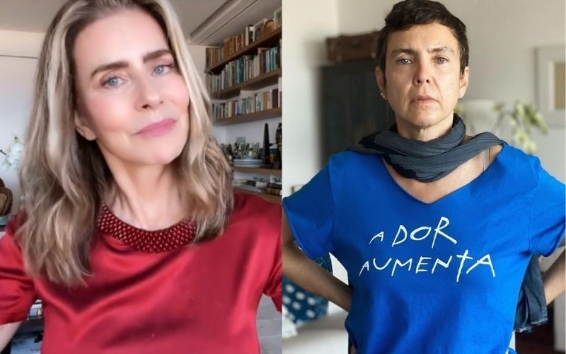 (Foto: Reprodução/Instagram: @eumaiteproenca e @adrianacalcanhotto)