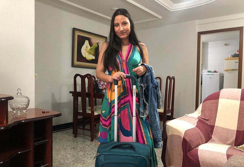 Andressa Ventura voltou a morar em Minas com o pai, Adalberto (destaque), após 4 anos no Espírito Santo (Foto: Acervo pessoal)