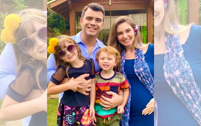 O juiz do Trabalho e escritor Carlos Fonseca e família (Foto: Reprodução/Acervo Pessoal)