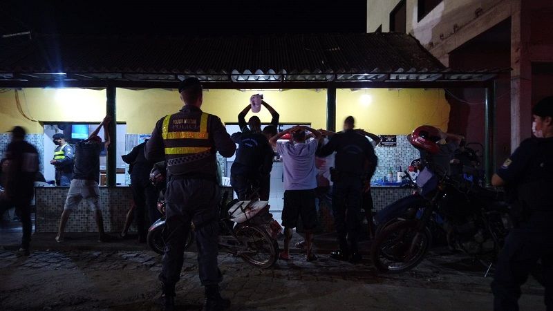 Durante a operação, 70 pessoas foram abordadas (Foto: Divulgação/ PMV)