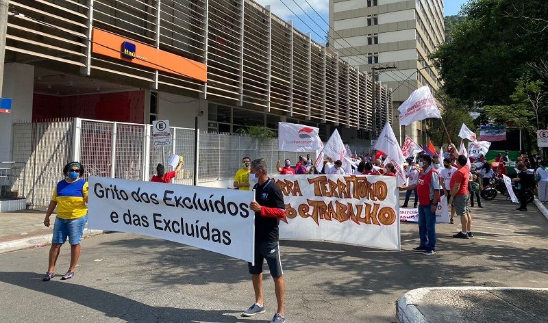 Grito dos Excluídos em Vitória (Foto: Kadidja Fernandes/AT)