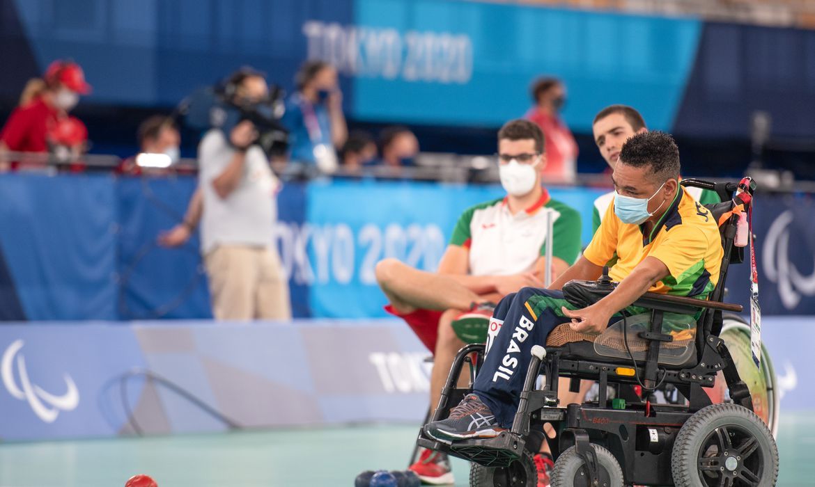 José Carlos Chagas fatura 2º bronze brasileiro na bocha (Foto: Fabio Chey/ CPB/ Divulgação)