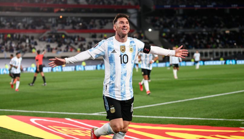 Lionel Messi, pela Seleção Argentina (Foto: Reprodução / Twitter @Argentina)