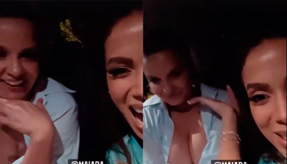 Maiara e Anitta estão em Miami, nos Estados Unidos (Foto: Reprodução/Instagram @anitta)