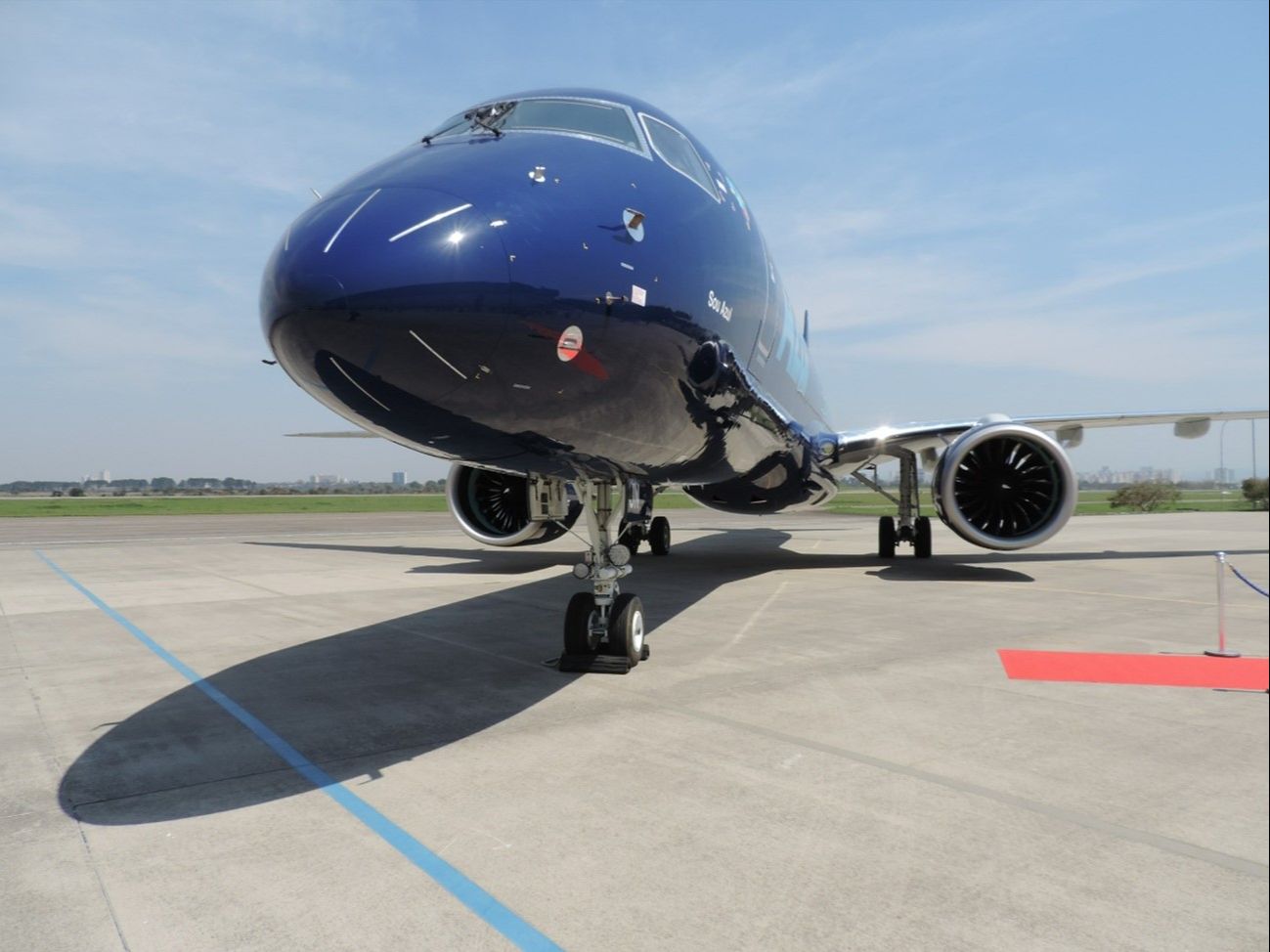 Jato da Azul que é usado nos voos de Vitória (Foto: Tudo Viagem)