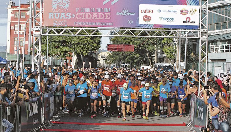 Participantes na largada em edição da corrida em 2019: inscrição aberta (Foto: Fábio Nunes - 09/10/2019)