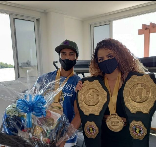 Casal recebeu homenagens (Foto: Acervo pessoal)