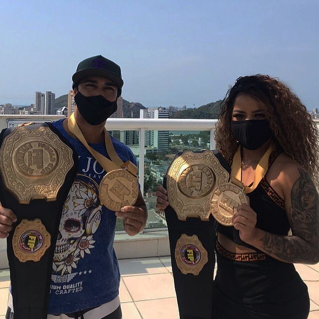 Pedro e Yara foram campeões e bateram recorde (Foto: Acervo pessoal )