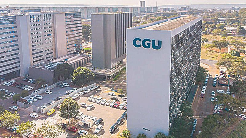 Prédio da CGU, em Brasília: concurso está autorizado e oferta 375 oportunidades, com provas previstas para o início de 2022 e com salários que chegam a R$ 19 mil (Foto: Divulgação)
