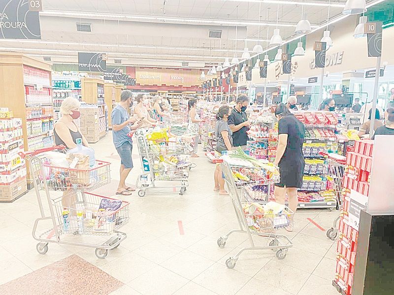 Supermercados: maioria vai funcionar hoje no feriado de 7 de Setembro (Foto: Kadidja Fernandes/ AT/ 25/03/2021)