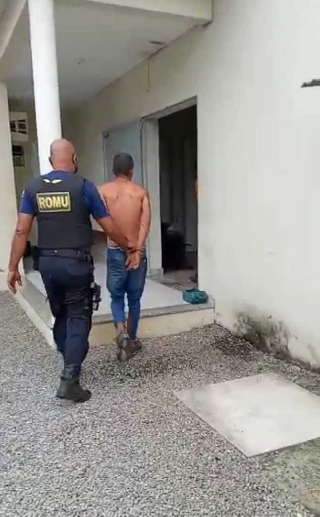 Homem foi preso pela Guarda Municipal (Foto: Divulgação / Prefeitura de Linhares)