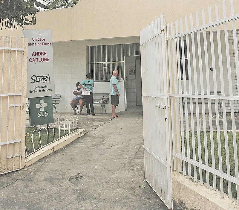 Unidade Básica de Saúde em André Carloni, na Serra (Foto: Kadidja Fernandes/AT)
