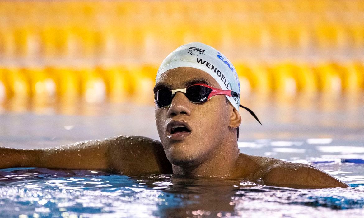 Wendell Berlamino garante bronze nos 100m borboleta (Foto: Ale Cabral/ CPB/ Divulgação)