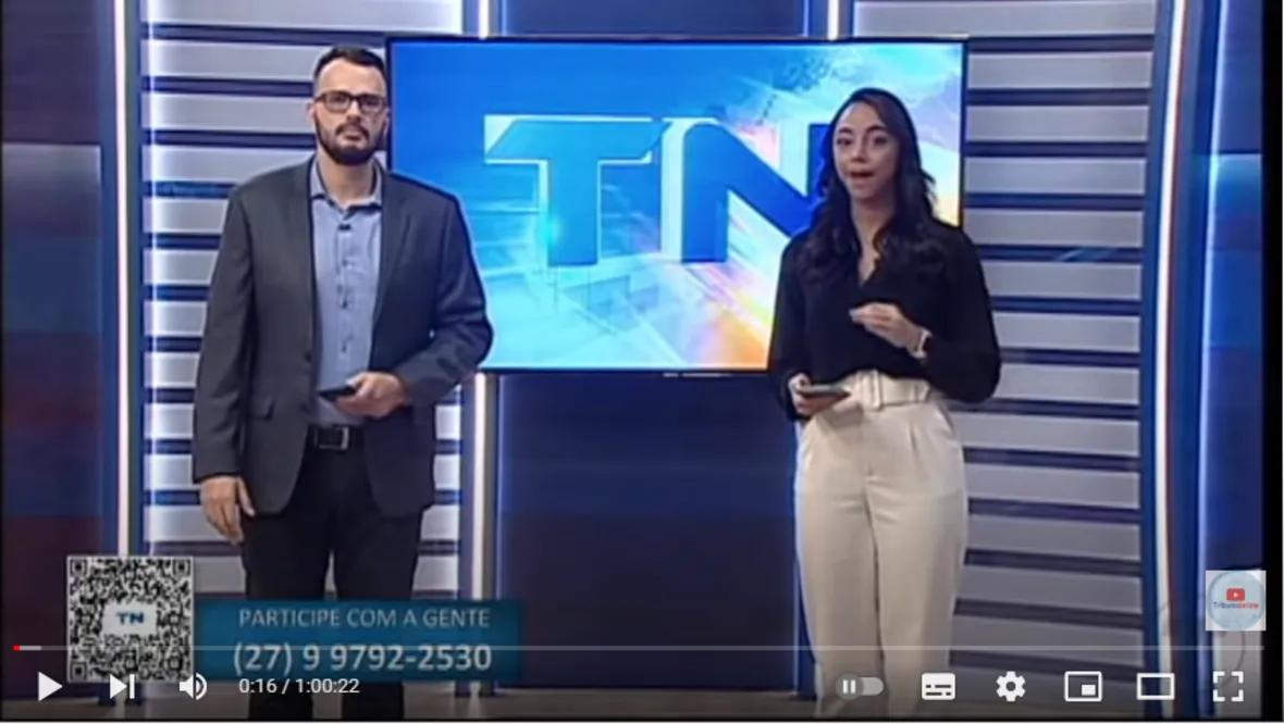 Imagem ilustrativa da imagem Confira o Tribuna Notícias 1ª Edição na íntegra desta quarta-feira 07/10/2021