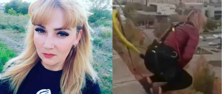 Imagem ilustrativa da imagem Turista filma momento em que mulher faz salto radical e morre