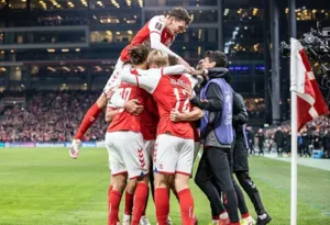 Imagem ilustrativa da imagem Dinamarca bate Áustria e garante vaga na Copa do Mundo de 2022