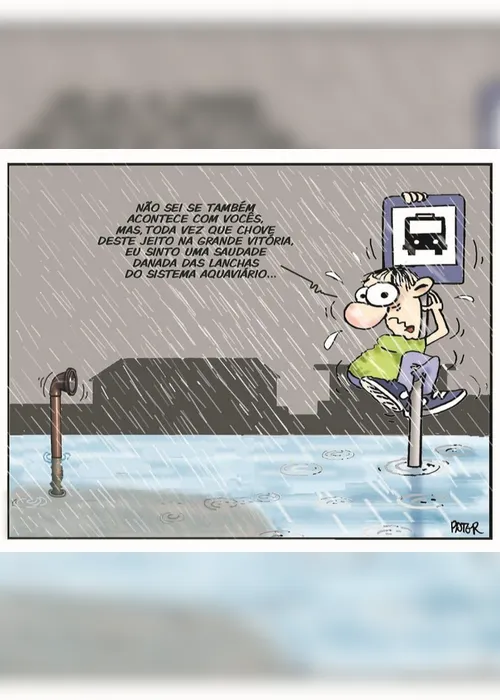 Imagem ilustrativa da imagem Charge do Dia: Saudades aquaviário