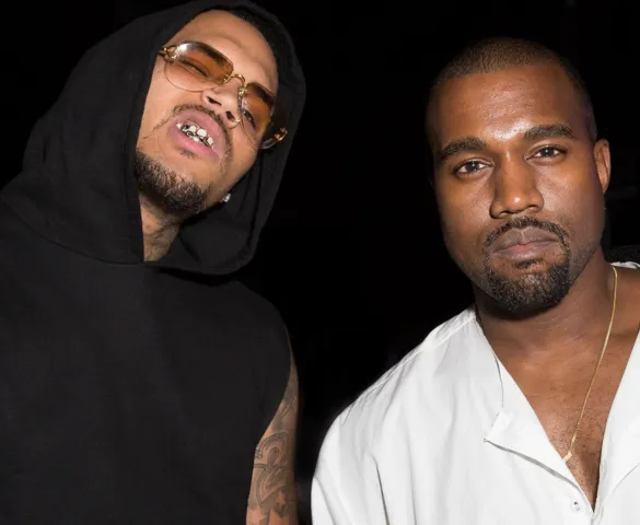 Imagem ilustrativa da imagem Kanye West apaga vocais de Chris Brown em "New Again"