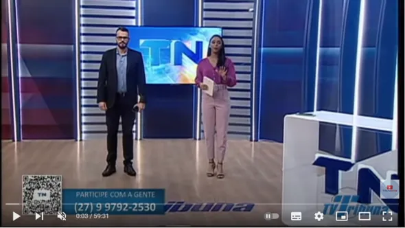 Imagem ilustrativa da imagem Confira o Tribuna Notícias 1ª Edição na íntegra desta quinta-feira 30/09/2021