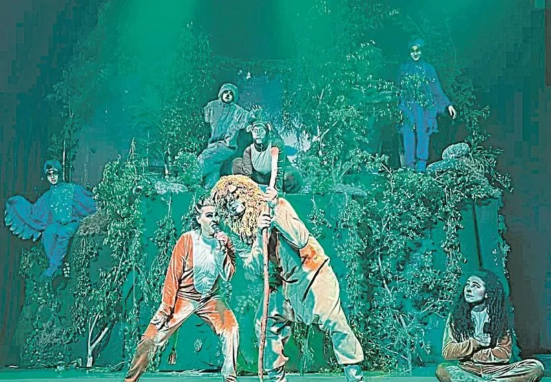“Daniel e o Leão”, da Cia Augusta de Teatro Musical