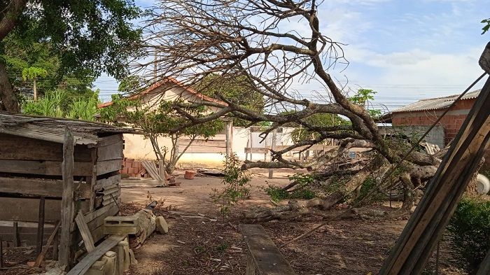 assalto em fazenda: local onde produtos foram encontrados (Foto: Divulgação Polícia Civil)