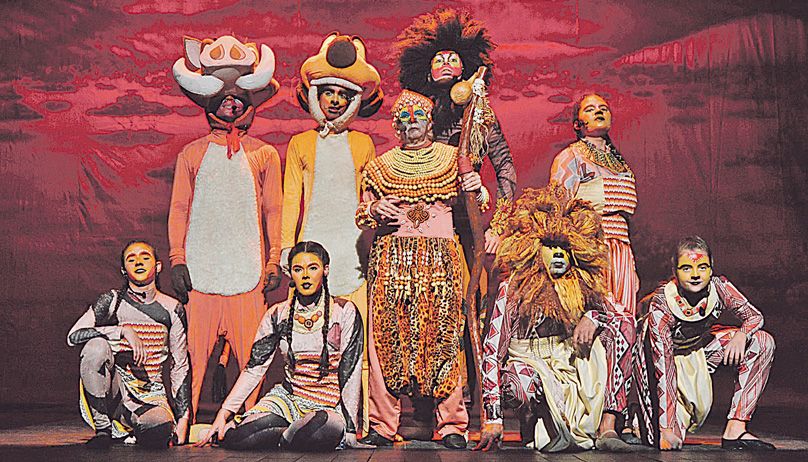 O espetáculo “O Rei Leão” será apresentado no sábado no Centro Cultural Sesc Glória, em Vitória (Foto: Divulgação)