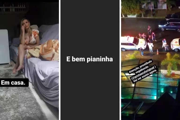 O ex-marido postou fotos de Andressa em casa em uma rede social (Foto: )