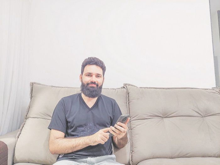 Igor não abre mão de pesquisar. (Foto: Acervo pessoal)